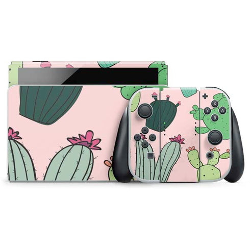Cactus Print Nintendo Skins